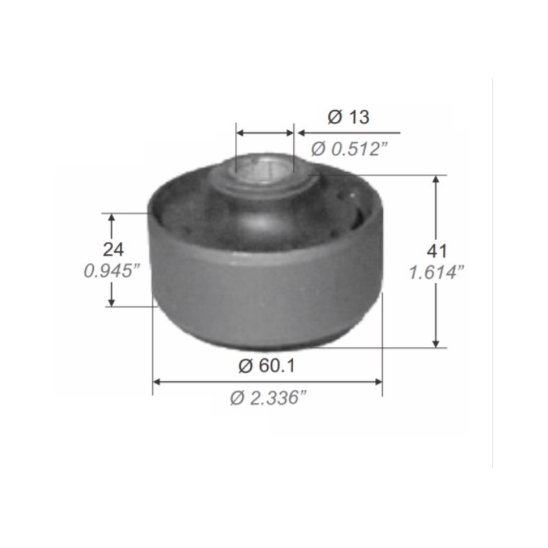 BUJE PARA VW POLO/GOLF 94/01 PARRILLA DELANTERA PARATRAS. (13MM)