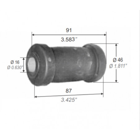 BUJE PARA FORD TRANSIT 97/00 PARRILLA DELANTERA PARATRAS.