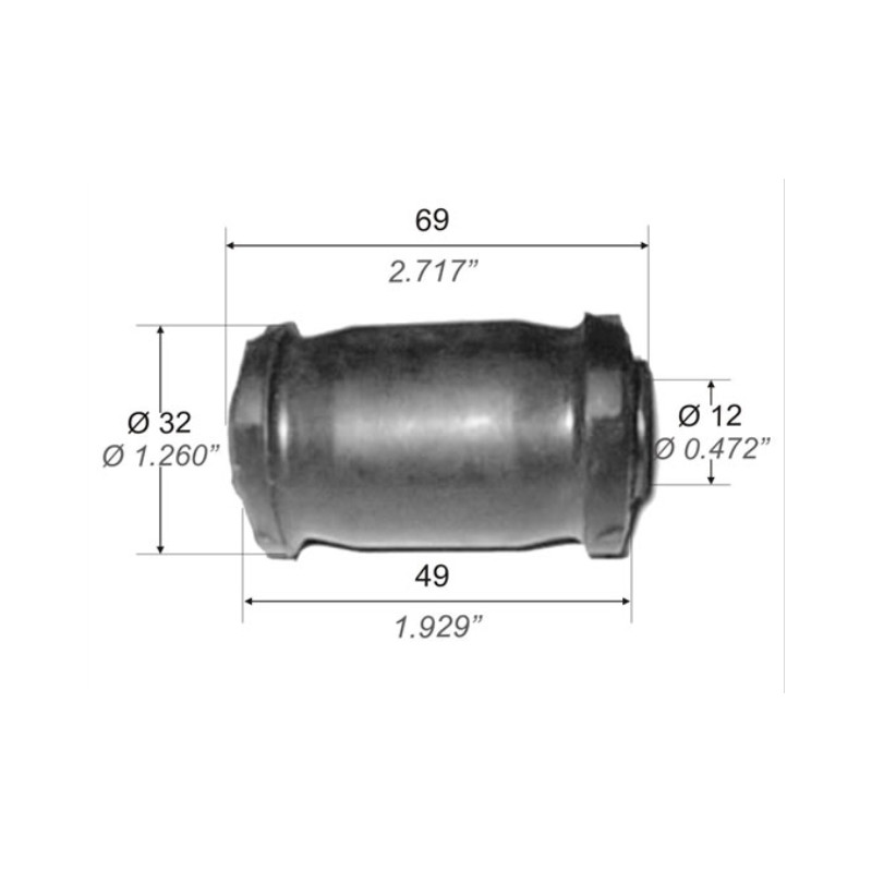 BUJE PARA FORD TAUNUS 74/84 PARRILLA INFERIOR DEL.