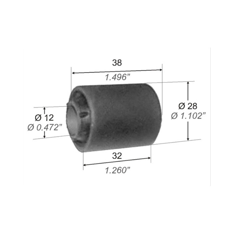 BUJE PARA PEUGEOT 404/504 69/81 BRAZO DE ROTULA