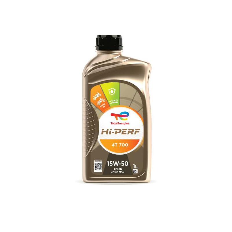 TOTAL HI-PERF 4T 700 15w50 (Aceite Moto 4T) BIDON 1L