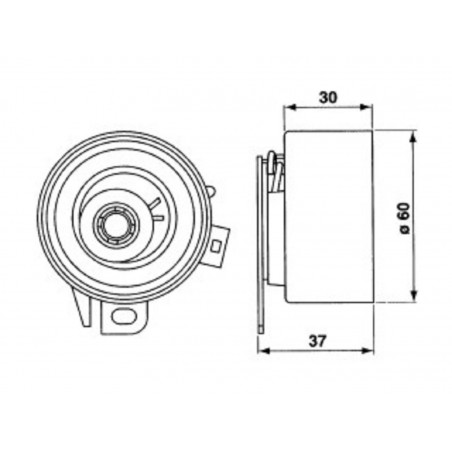 TENSOR DISTRIBUCION PARA FIAT PALIO/SIENA 1.6 16v MOVIL