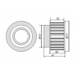 TENSOR DISTRIBUCION PARA FORD F100/RANGER/S10 2.5 TD MAXION (ENGRANAJE)