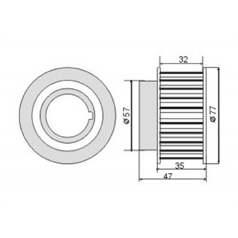 TENSOR DISTRIBUCION PARA FORD F100/RANGER/S10 2.5 TD MAXION (ENGRANAJE)