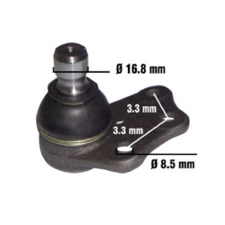 ROTULA PARA FIAT IDEA/PALIO/STRADA ADVENTURE INF. DERECHA