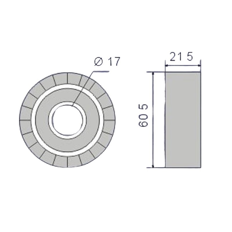 TENSOR POLY-V UNIVERSAL 17x60x23