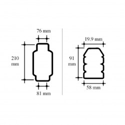 FUELLE+TOPE SUSPENSION PARA CHEVROLET ONIX/PRISMA/COBALT DELANTERO