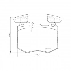 PASTILLAS DE FRENO MERCEDES BENZ GLC 253 250/300/200 15/23