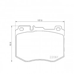 PASTILLAS DE FRENO MERCEDES BENZ GLC 253 250/300/200 15/23