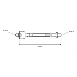 AXIAL/PRECAP PARA VW BORA/GOLF IV/NEW BEETLE (DIR.HIDRAULICA)