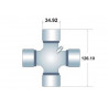 CRUCETA CARDAN PARA FORD/VW CARGO-FIAT IVECO 619