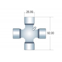 CRUCETA CARDAN PARA S10/RANGER/F100 92-98/HILUX 05/..