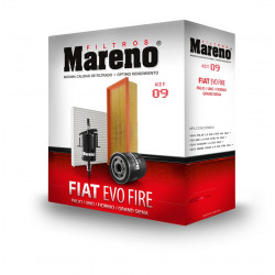 KIT DE FILTROS PARA FIAT UNO NOVO/PALIO/GRAND SIENA 1.4 Fire EVO