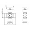 CRUCETA CARDAN PARA MITSUBISHI L200 92/10 DELANTERA