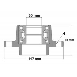 RODAMIENTO RUEDA PARA FIAT 147/DUNA/UNO MAZA TRASERA