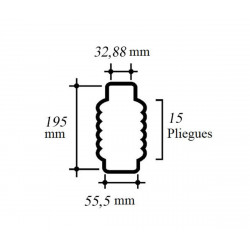 FUELLE+TOPE SUSPENSION PARA PEUGEOT 307/308/408/C4 DELANTERO