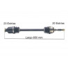 SEMIEJE PARA RENAULT 12 DERECHO/IZQUIERDO (CAJA 4TA.)