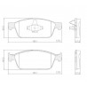 PASTILLAS DE FRENO PARA FORD FOCUS III/KUGA DELANTERA