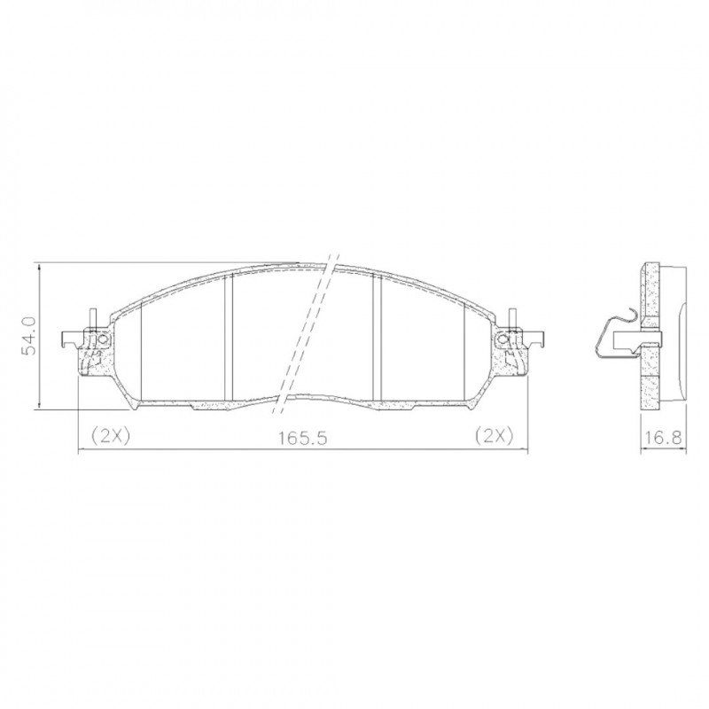 PASTILLAS DE FRENO PARA RENAULT ALASKAN/NISSAN NP300 14/..