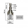HOMOCINETICA L/CAJA PARA TOYOTA HILUX 16/.. 2.8TDI 30E/29I