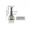 HOMOCINETICA L/RUEDA PARA CHEVROLET S10/BLAZER 97/00 4X4 27E/34I