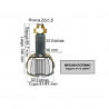 HOMOCINETICA L/RUEDA PARA FORD ESCORT/ORION 95/97 1.6 25E/30I