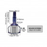 HOMOCINETICA L/RUEDA PARA PEUGEOT 206/207 21E/22I C/ABS 48D