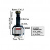 HOMOCINETICA L/RUEDA PARA RENAULT CLIO II/KANGOO 23E/21I S/COMB.