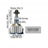 HOMOCINETICA L/RUEDA PARA VW FOX/SURAN 36E/30I