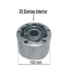 HOMOCINETICA L/CAJA PARA FIAT PALIO/SIENA/STRADA 1.8 (25 ESTRIAS)