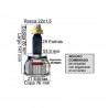 HOMOCINETICA L/RUEDA PARA FORD FIESTA II/ECOSPORT 25E/21I
