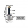 HOMOCINETICA L/RUEDA PARA RENAULT CLIO II/KANGOO 21E/22I ABS 44D