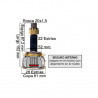 HOMOCINETICA L/RUEDA PARA CHEVROLET CORSA/AGILE 1.4/1.6 22E/28I