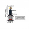 HOMOCINETICA L/RUEDA PARA FORD FIESTA/ESCORT 97/.. 25E/22I
