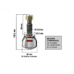 HOMOCINETICA L/RUEDA PARA FORD ECOSPORT 12/.. Kinetic 2.0 25E/25I