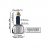 HOMOCINETICA L/RUEDA PARA FORD ORION/POINTER 1.8/2.0 25E/30I