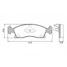 PASTILLAS DE FRENO PARA CHEVROLET ONIX/COBALT/PRISMA 13/.. DELANTERAS