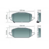 PASTILLAS DE FRENO PARA CHEVROLET ONIX/TRACKER 19/.. 1.0/1.2 DELANTERAS