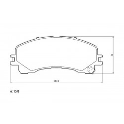 PASTILLAS DE FRENO PARA CHEVROLET S10/TRAILBLAZER 17/.. DELANTERAS
