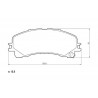 PASTILLAS DE FRENO PARA CHEVROLET S10/TRAILBLAZER 17/.. DELANTERAS