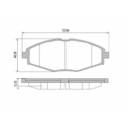 PASTILLAS DE FRENO PARA CHEVROLET SPARK/CHERY QQ DELANTERAS