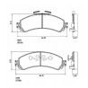 PASTILLAS DE FRENO PARA CHEVROLET S10/BLAZER 96/11 4X4 DELANTERAS