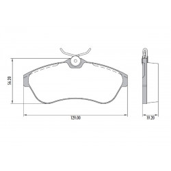 PASTILLAS DE FRENO PARA CITROEN C3 03/12 DELANTERAS