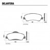 PASTILLAS DE FRENO PARA PEUGEOT 301/C-ELYSEE DELANTERAS