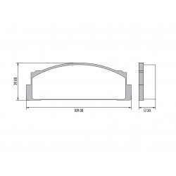 PASTILLAS DE FRENO PARA FIAT 125 1.6/128 1.1L