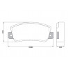 PASTILLAS DE FRENO PARA FIAT 128/EUROPA 1.3L DELANTERAS