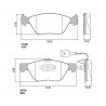 PASTILLAS DE FRENO PARA FIAT PALIO/IDEA ADVENTURE DELANTERAS