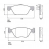 PASTILLAS DE FRENO PARA FIAT ARGO/CRONOS 1.8 16V DELANTERAS