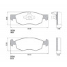 PASTILLAS DE FRENO PARA FIAT ARGO/CRONOS 1.3L DELANTERAS