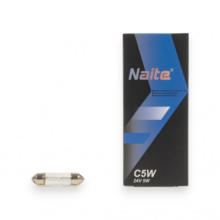 LAMPARA 24V TUBULAR 36mm 5W NAITE